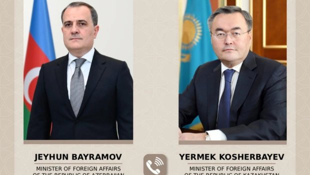 Ceyhun Bayramovla qazaxıstanlı həmkarı arasında telefon danışığı: Nələr müzakirə edildi?