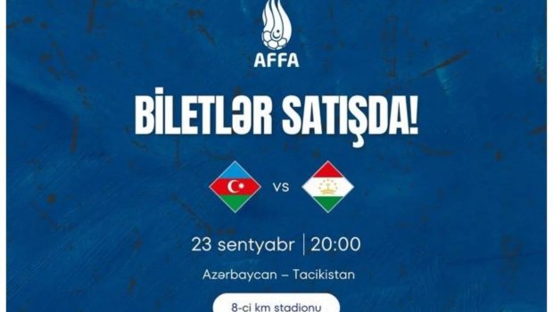 Millinin 3 oyununun biletləri satışa çıxarıldı - FOTO