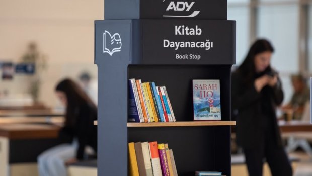 Sumqayıt Dəmiryol Vağzalında da &ldquo;Kitab Dayanacağı&rdquo; istifadəyə verildi &ndash; FOTO