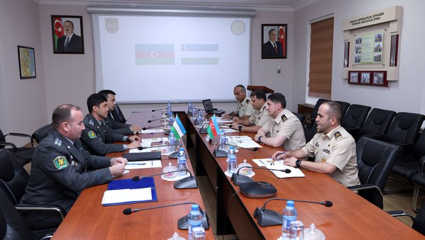 Azərbaycan və Özbəkistan müdafiə nazirlikləri arasında qərargah danışıqları keçirildi - FOTO