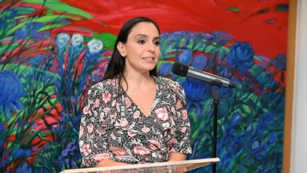 Leyla Əliyeva Madriddə ispanca çıxış etdi &ndash; VİDEO