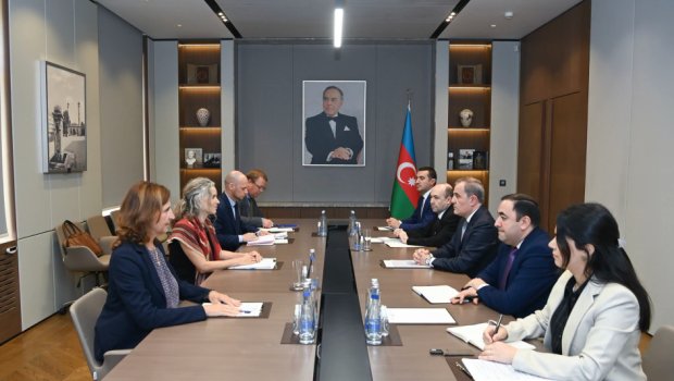 Ceyhun Bayramov və Maqdalena Qrono regiondakı vəziyyəti müzakirə etdilər - FOTO