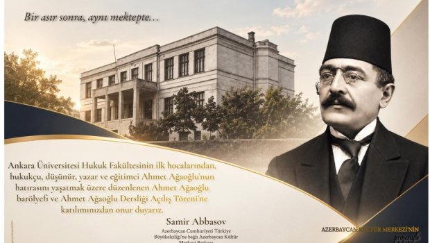 Ankarada Əhməd bəy Ağaoğlunun barelyefi qoyulacaq
