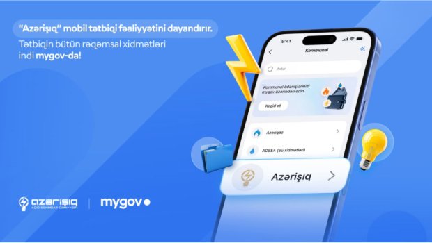 &ldquo;Azərişıq&rdquo; rəqəmsal xidmətlərini &ldquo;mygov&rdquo; a inteqrasiya edir