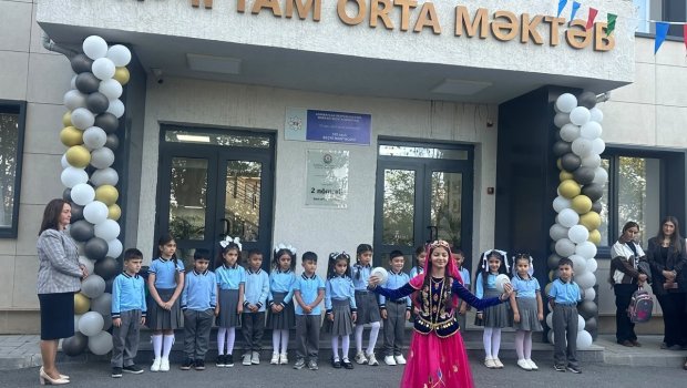 Laçının 50 yaşlı məktəbində İLK dərs HƏYƏCANI &ndash; FOTO