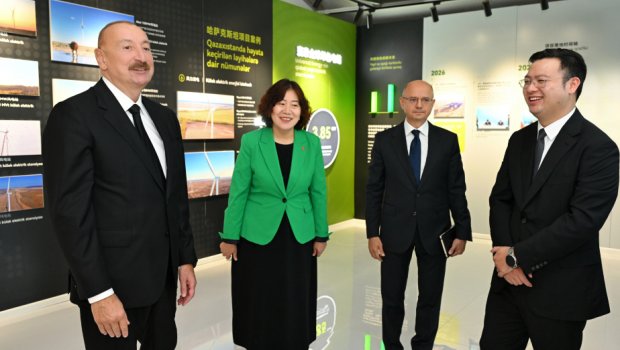Prezident &ldquo;Qobustan&rdquo; Günəş Elektrik Stansiyasının açılışında &ndash; FOTO