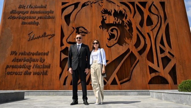 Prezident və birinci xanım Şamaxıda &ldquo;Nəsimi Bağları&rdquo;kompleksində - FOTO/VİDEO