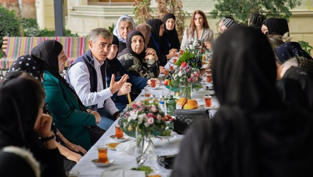 Anar Ələkbərov Masallıda şəhid ailələri ilə görüşdü &ndash; FOTO