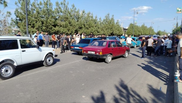 Cəlilabadda 3 avtomobil toqquşdu - 3 yaralı var - FOTO