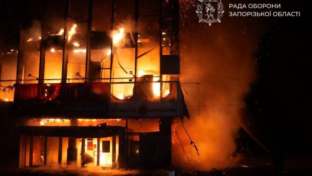Rusiya ordusu Zaporojyeyə zərbə endirdi: Yaralılar var &ndash; FOTO-VİDEO