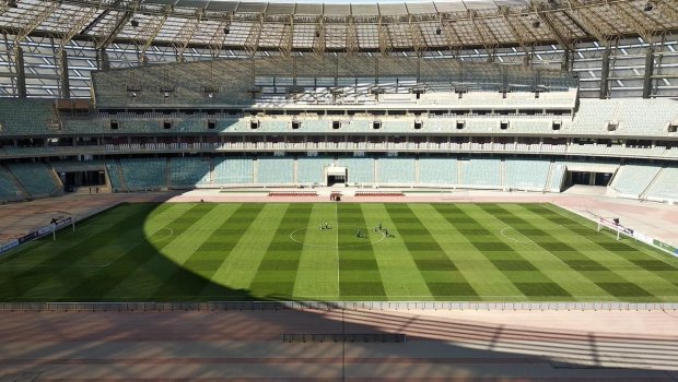 UEFA nümayəndələri Bakı Olimpiya Stadionuna baxış keçirdi