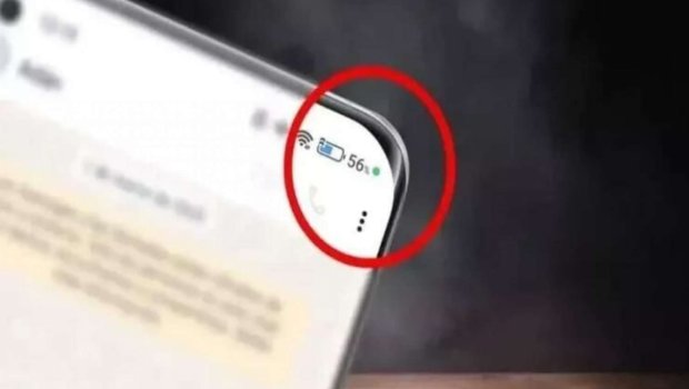 Telefonun ekranındakı yaşıl və narıncı nöqtələr nəyi bildirir?