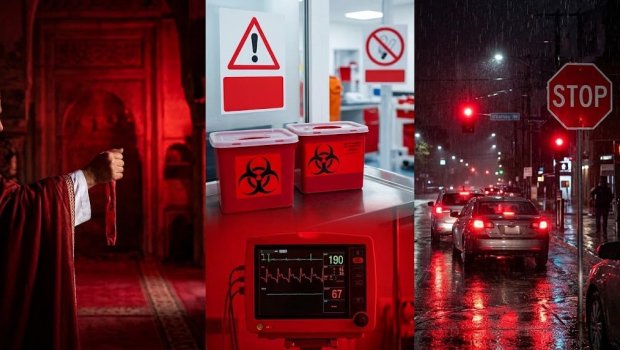 Dində haram, tibbdə &ldquo;olmaz&rdquo;, nəqliyyatda STOP xəbərdarlığı &ndash; Qırmızı rəng niyə təhlükəlidir?