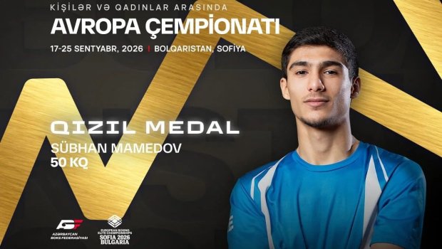 Sübhan Mamedov Avropa çempionu oldu - FOTO
