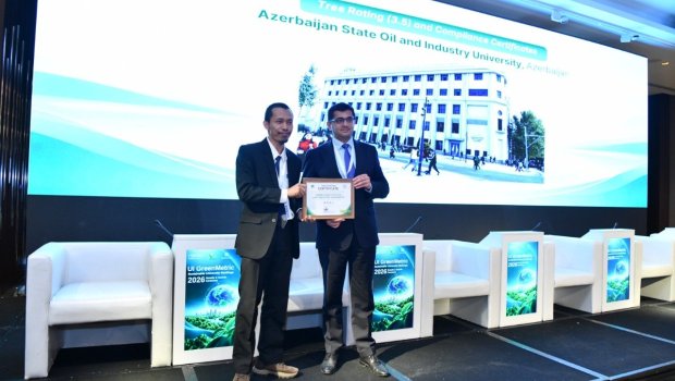 ADNSU UI GreenMetric 2026 reytinqində Azərbaycan üzrə birinci olub &ndash; FOTO