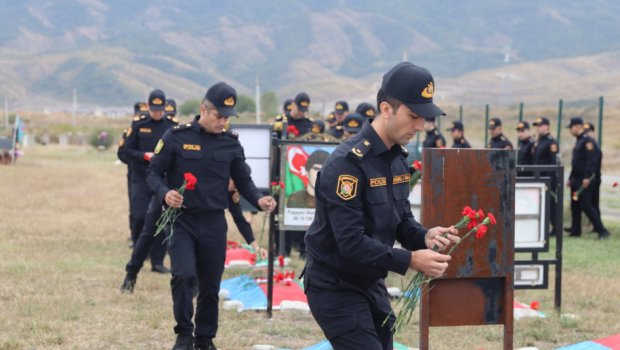 Xocalıda Şəhidlər xiyabanı ziyarət olundu - FOTO