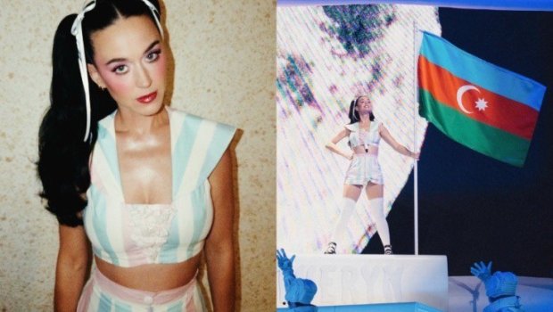 Keti Perridən Bakı ilə bağlı paylaşım - FOTO