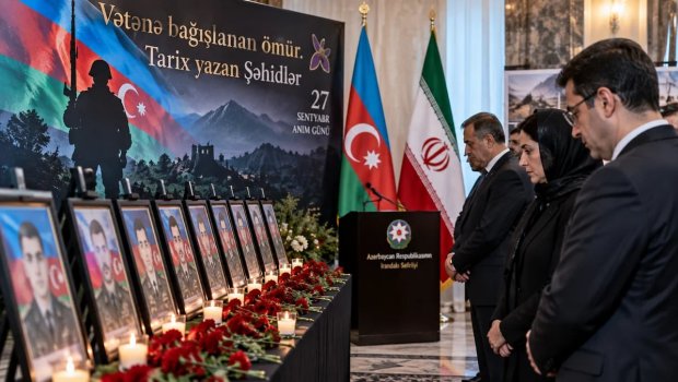 Şəhidlərimiz İranda da yad edildi - FOTO