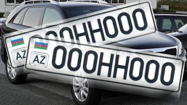 Bu avtomobil nömrəsi 600 min manata satışa qoyuldu