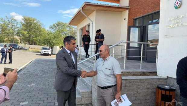 Şükürbəyli kəndində daha 9 ailəyə evlərinin açarları təqdim olundu &ndash; FOTO