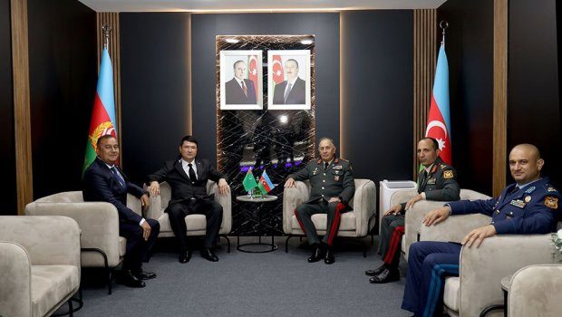 General-polkovnik Kərim Vəliyev Türkmənistanın hərbi nümayəndə heyəti ilə görüşdü