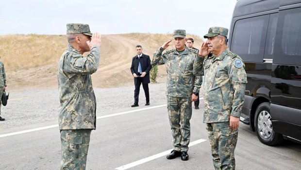 Zakir Həsənov birgə hərbi təlimdə iştirak edib