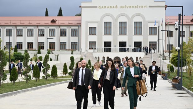 Avropa İttifaqı Şurasının üzvləri Xankəndidə - FOTO