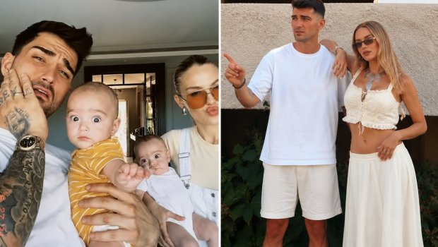 Əkizlər böyüyüb! İbrahim Tatlısəsin nəvələrinin son halı - FOTO/VİDEO