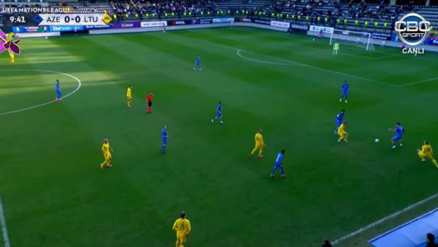 UEFA Millətlər Liqası: Azərbaycan - Litva matçı başladı - CANLI