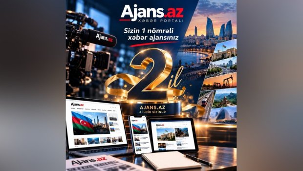 Bu gün Ajans.az xəbər portalının 2 yaşı tamam olur