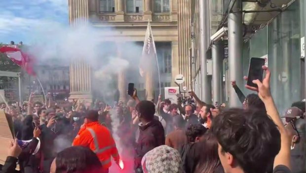 Fransada ARA QARIŞDI: 250 mindən çox insan yürüş keçirdi - VİDEO