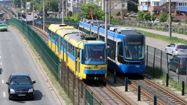 Kiyevdə tramvay və trolleybusların hərəkəti DAYANDIRILDI - VİDEO