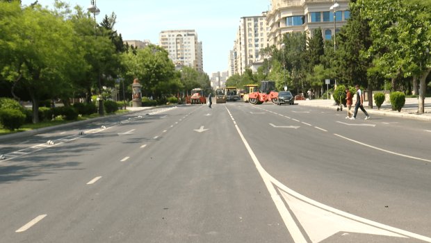 Bakıda 90 küçə və prospektdə təmir yekunlaşıb