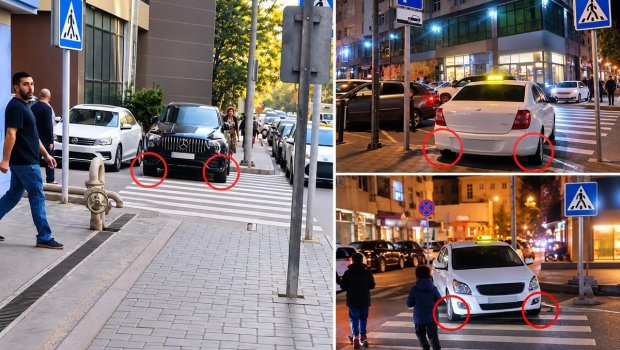 Bakıda piyada zolağını zəbt edən sürücülərlə bağlı tədbir görüldü