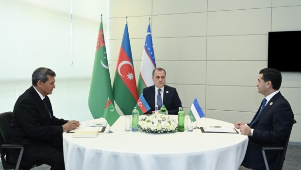 Azərbaycan, Özbəkistan və Türkmənistan XİN rəhbərlərinin üçtərəfli görüşü: Nələr müzakirə edildi? &ndash; FOTO