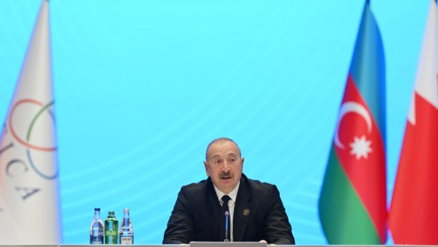 İlham Əliyev BMT və ATƏT-i TƏNQİD ETDİ: &ldquo;Laqeyd qaldılar&rdquo; - VİDEO