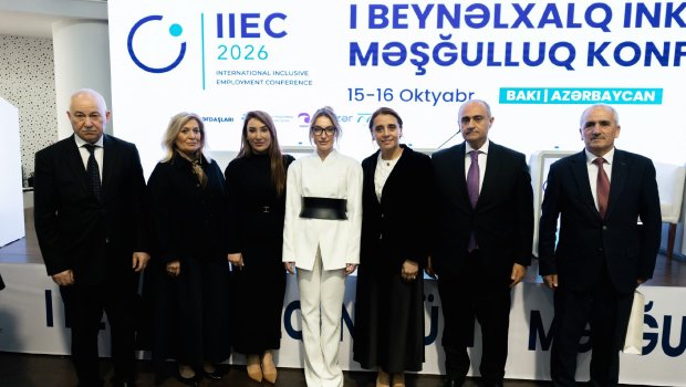 Alyona Əliyeva I Beynəlxalq İnklüziv Məşğulluq Konfransında - FOTO/VİDEO