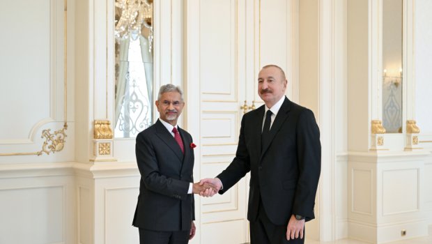İlham Əliyev Hindistanın xarici işlər nazirini qəbul etdi &ndash; FOTO