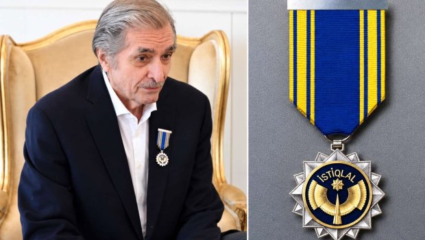 Təltif olunduğu ordenin şəklini illər öncə özü hazırlayıbmış... &ndash; FOTO