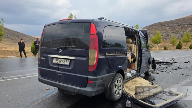 Naxçıvanda iki avtomobil toqquşdu: 6 yaralı var - FOTO