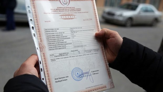 Bu il "kupça" verilən daşınmaz əmlakların SAYI AÇIQLANDI
