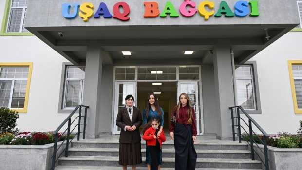 Şamaxının Göylər kəndində körpələr evi-uşaq bağçası istifadəyə verildi - FOTO