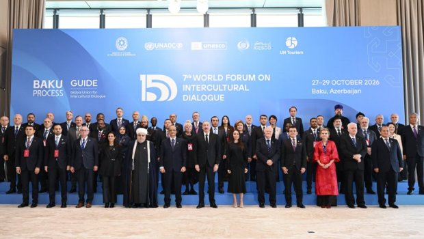 İlham Əliyev VII Ümumdünya Mədəniyyətlərarası Dialoq Forumunun açılışında çıxış edir &ndash; CANLI