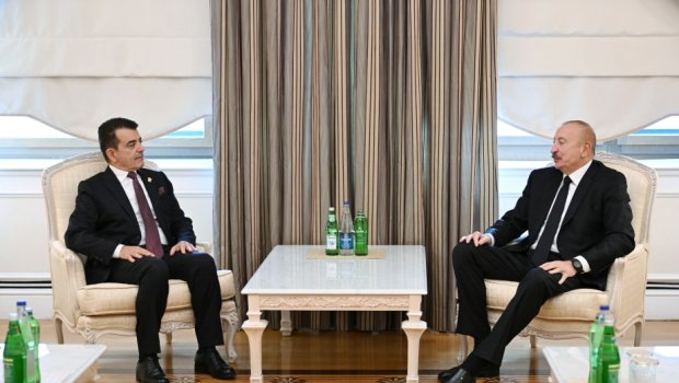 ICESCO-nun Baş direktoru İlham Əliyevin QƏBULUNDA &ndash; FOTO