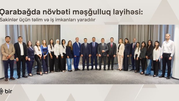 Bir ekosistemi Qarabağ sakinləri üçün yeni məşğulluq layihəsinə start verib