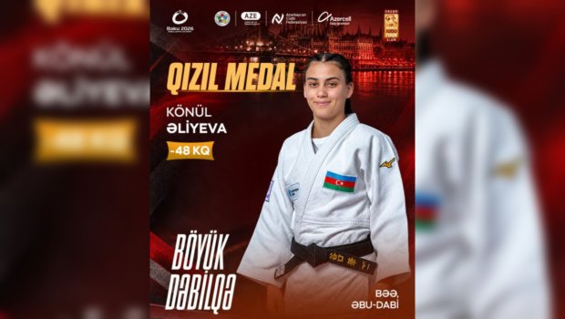 Qadın cüdoçumuzdan &ldquo;Böyük Dəbilqə&rdquo; turnirində TARİXİ NƏTİCƏ