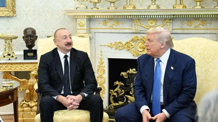 İlham Əliyev Donald Trampa təşəkkür etdi – FOTO