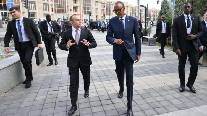 Ruanda Prezidenti “ASAN Xidmət” mərkəzində - FOTO
