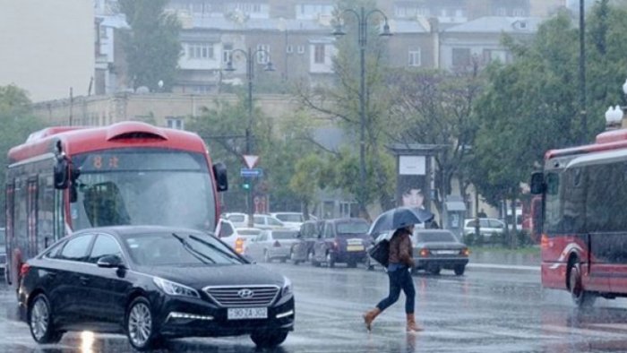 GÜNÜN HAVASI: Bakıya yağış, rayonlara qar yağacaq