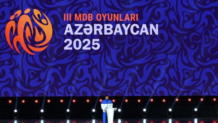 MDB oyunlarının açılış mərasimindən GÖRÜNTÜLƏR